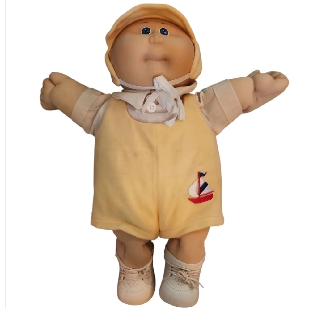 Vintage 1982 Cabbage Patch Kids Preemie Doll Xavier Roberts Blue Signature - Picture 11 of 14